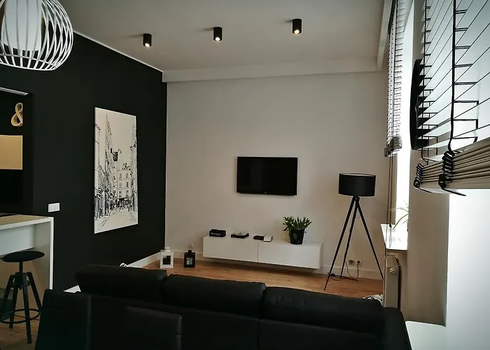Black&white Apartment- Wierzbowa 5 Poznań
